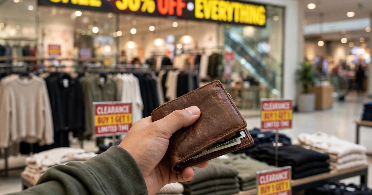 Resisting impulse buying in a store